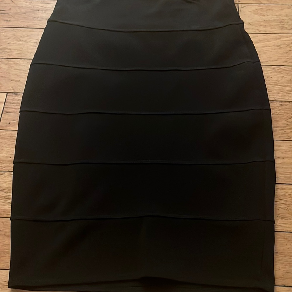 Black pencil skirt